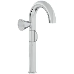 Liquid Einhebel-Waschtischmischer Einlochmontage Höhe 39 cm Linkshänder-Version Chrom