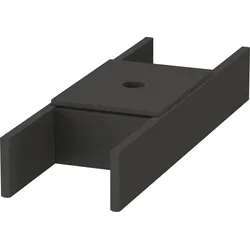 Duravit Nachrüstbare Inneneinteilung inklusive Deckel, Diamantschwarz, für den Waschtischunterbauten und Konsolen Unterschränke, UV984600000