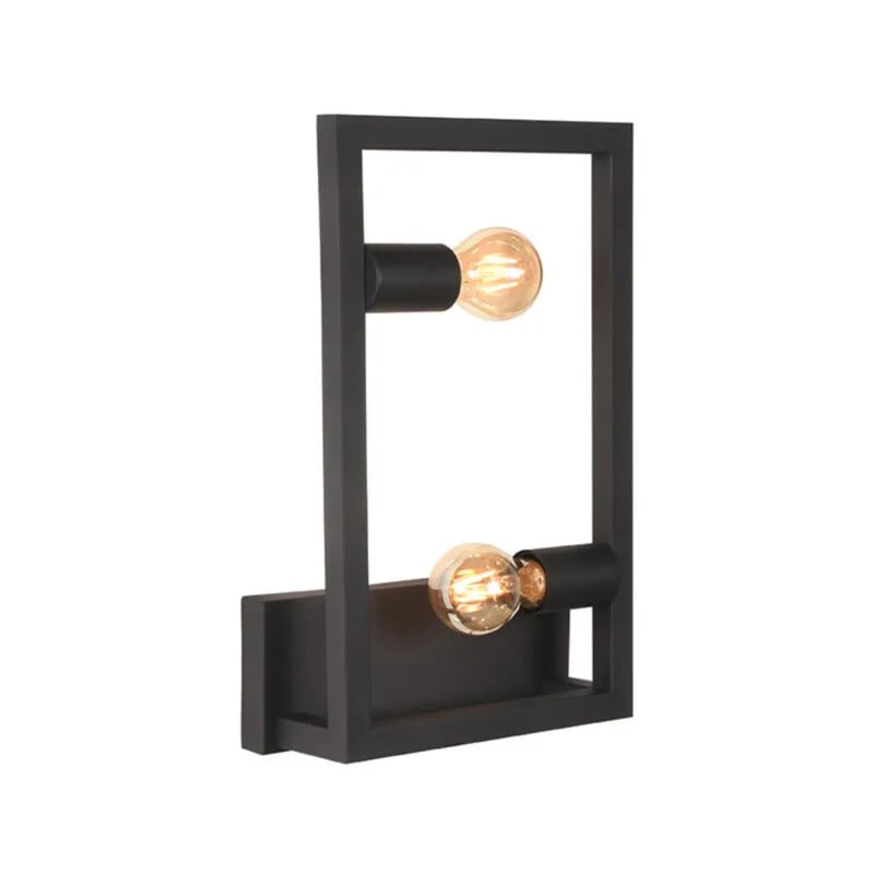 Label51 Wandlamp Quadrato Zwart Metaal