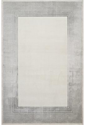 MDA Rugs Omari Collection Grey/Cream Geometric Traditional Area Rug
