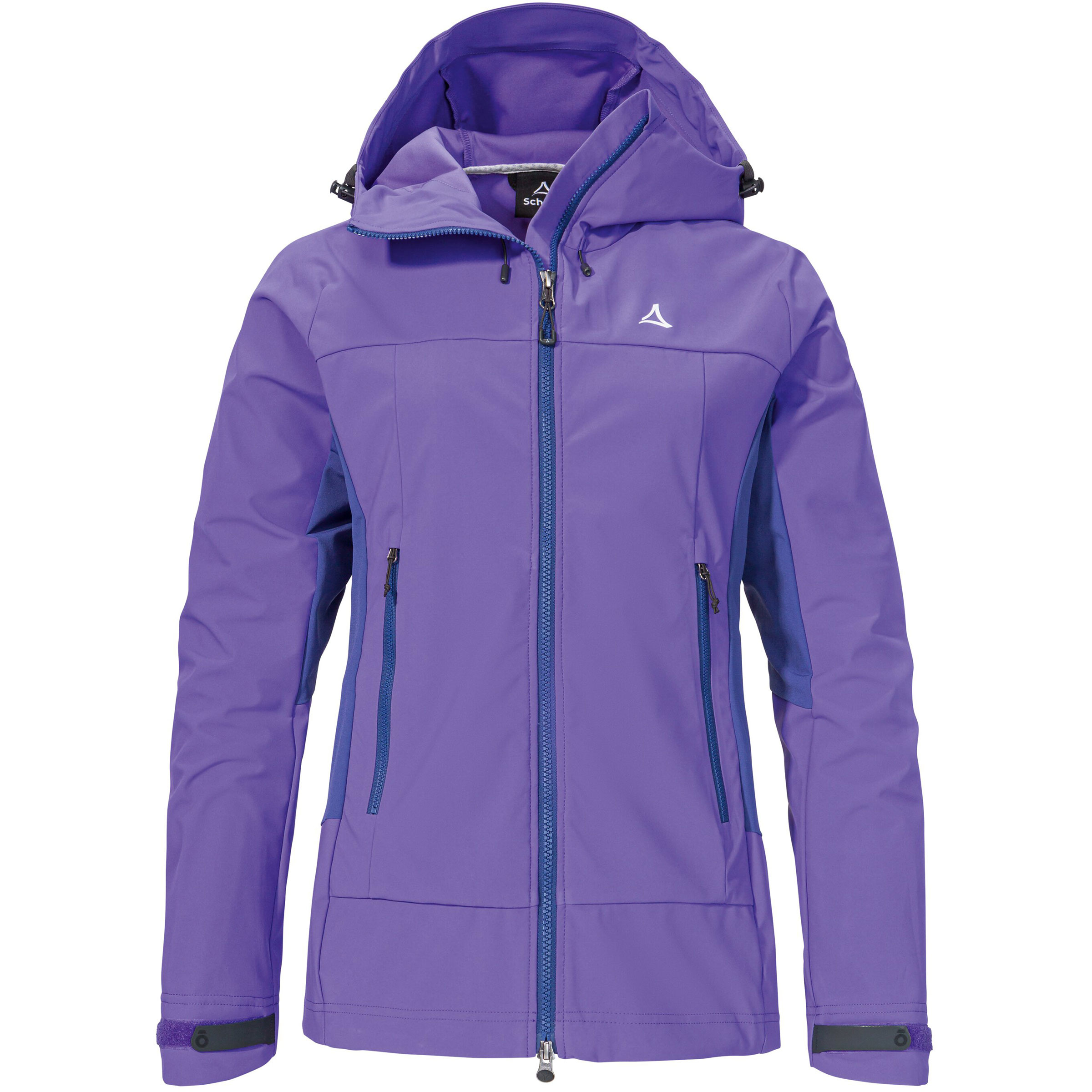 Schöffel Style Blaueis Damen Softshelljacke lila Größe XXL Camping Wasserabweisend Wasserabweisend