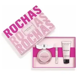 Rochas, Beauty Geschenkset, Mademoiselle Eau De Parfum Spray 90ml Set 3 Stück - Damendüfte (Parfum Set)