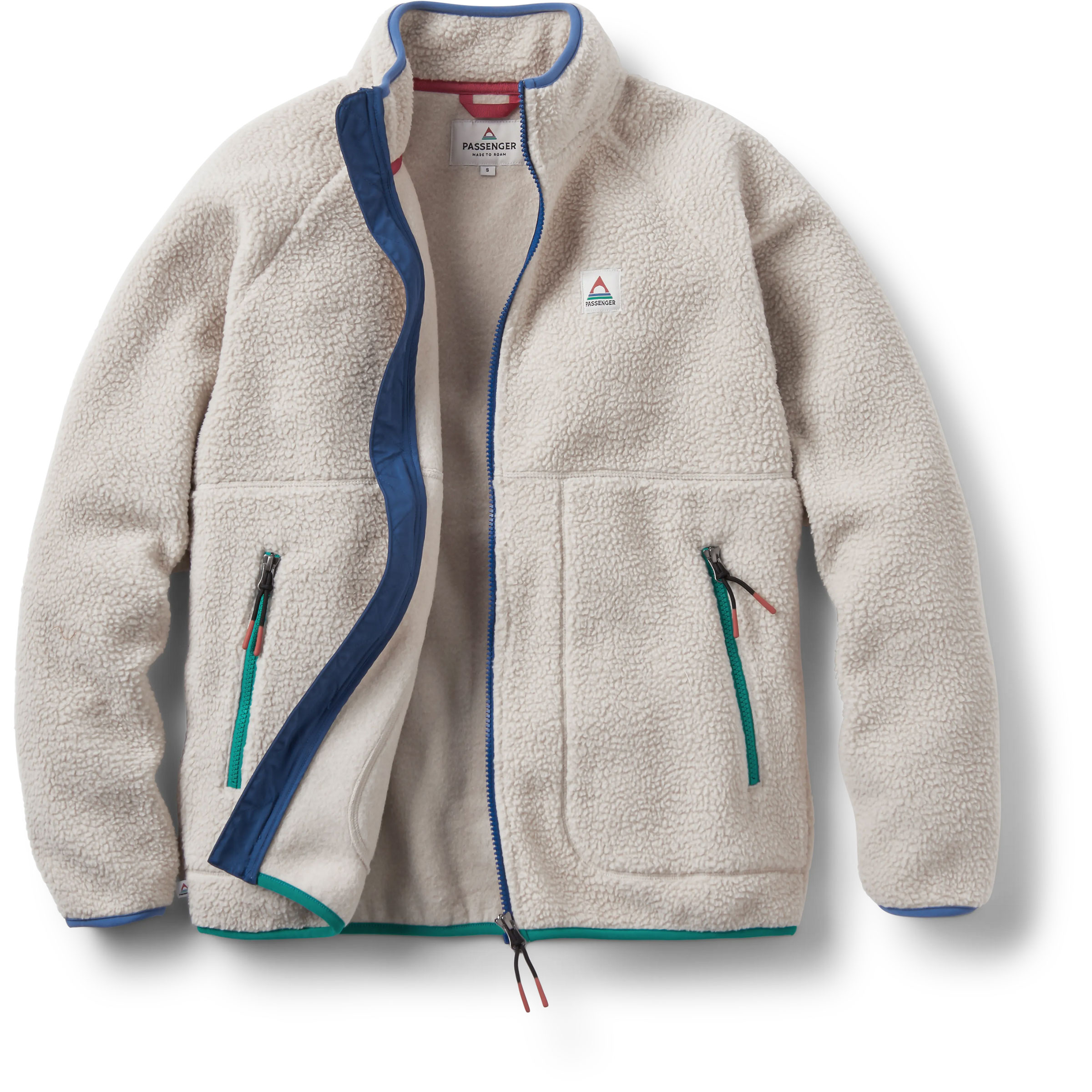 Passenger Fairbanks 2.0 Damen Fleecejacke beige Größe M Lifestyle Elastisch