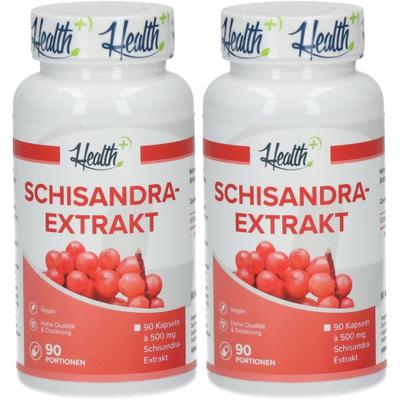 Health+ Schisandra-Extract (90 Caps) Unflavoured x2 2x90 St Kapseln