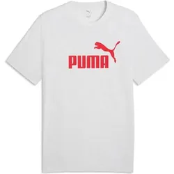PUMA Herren Freizeit / Mode Sommer GJ T-Shirts / Tanks T-Shirts/Tanks ku.Arm He/Uni ESS No 1 Logo Tee s, Größe XL in Weiß Weiß