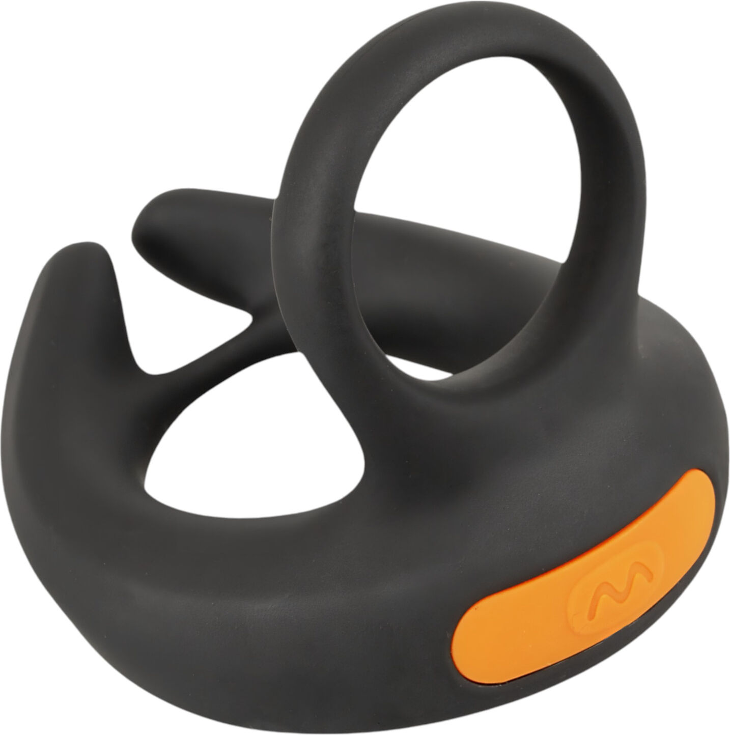 Rebel - Vibrating Black Penis Ring & Testicle Vibrator