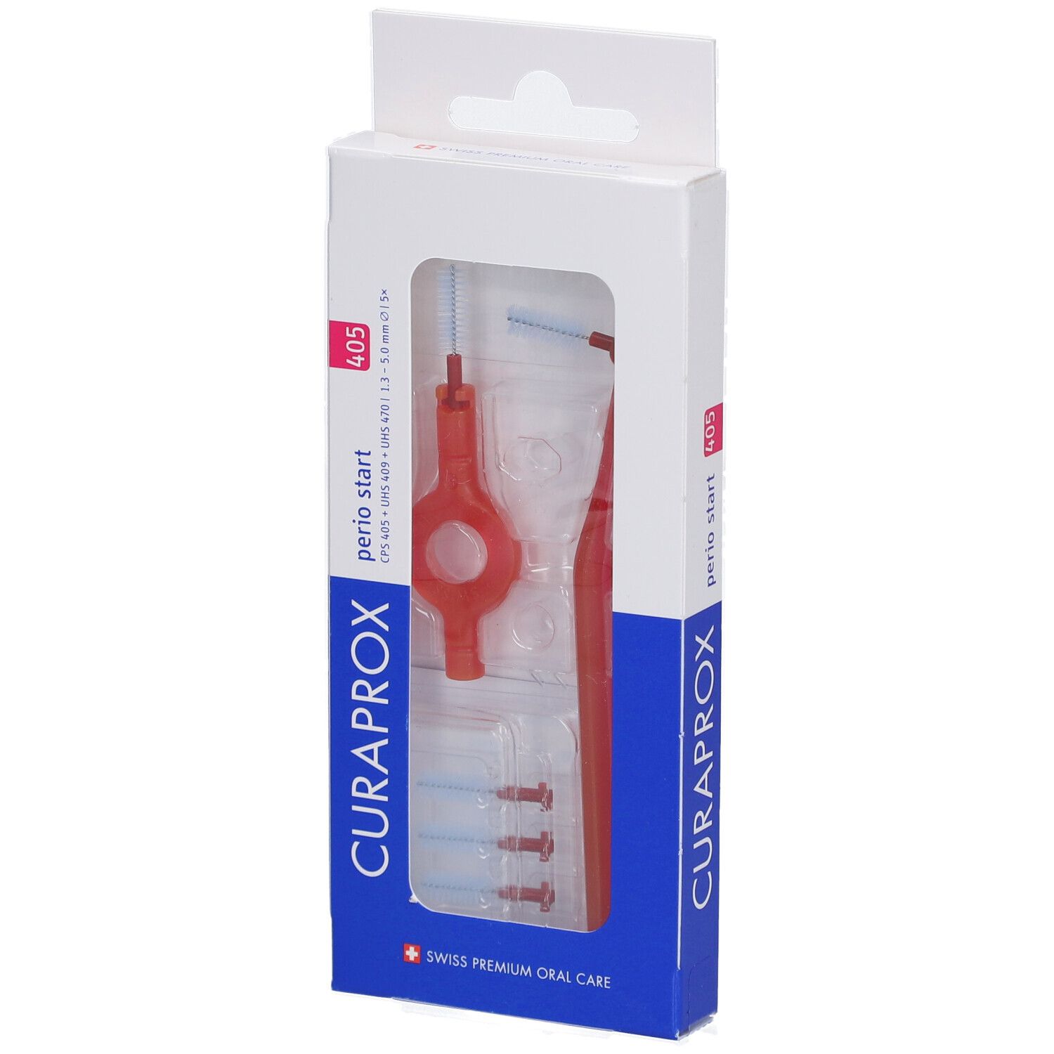 Curaprox Interdental Set CPS 405 rot 5+2 St 1 Zahnbürste