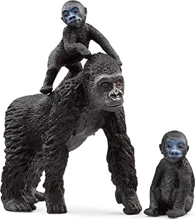 Schleich Gorilla Familie 42601, 3 Stk