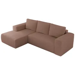 ECKSOFA TRENTINO L Rosa Boucle - Links