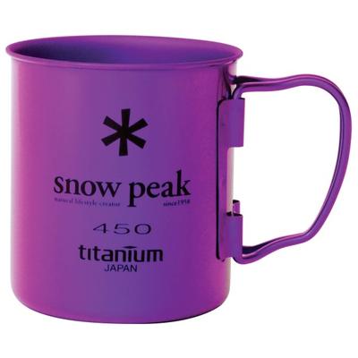 Snow Peak - Titanium Single Cup - Tasse Gr 450 ml lila