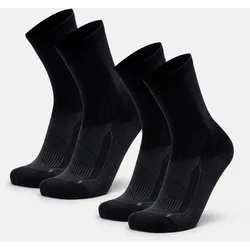 PLANTARFASZIITIS SOCKEN - 2-Pack - Schwarz/Grau - 43-47