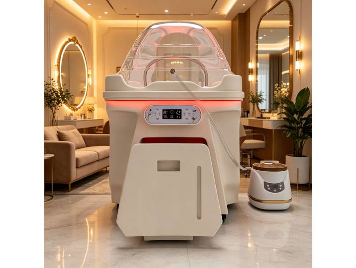 [Stock UE] Lit de spa capillaire japonais 2026 avec système de circulation d'eau, fauteuil de lavage portable, mobilier de salon