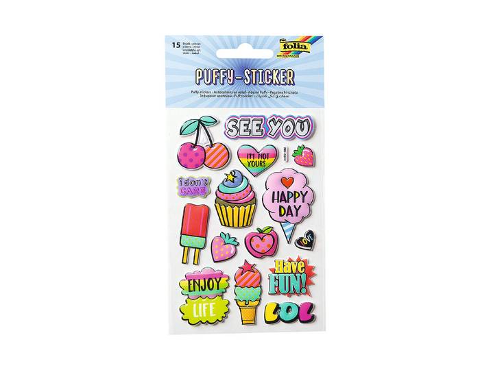 Folia Puffy Sticker IV