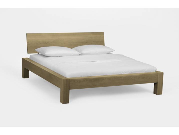 Holzbett massiv Lotus , Wildeiche Honig geölt , verschiedene Größen