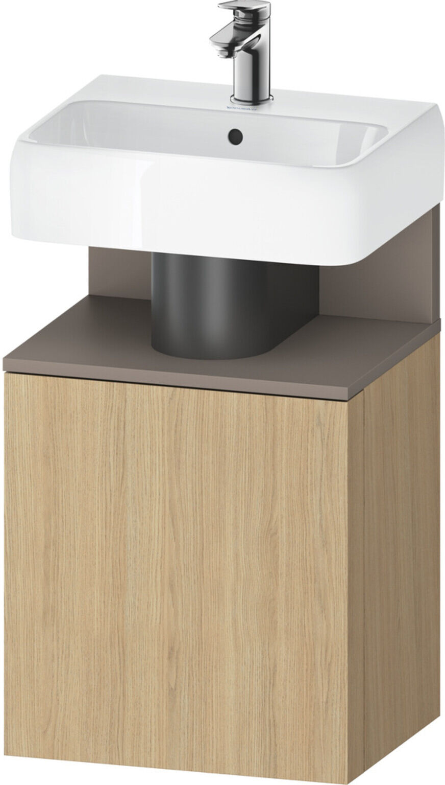 Duravit Waschtischunterschrank Qatego 44x35x64,5cm, 1 T, T re, bas. m/Eich Nat (QA4076R43300000)