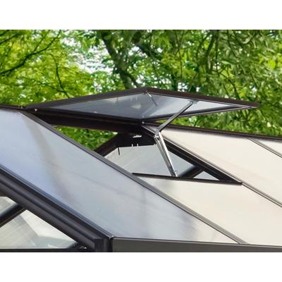 Dachfenster VITAVIA, schwarz, Aluminium, Fenster, ohne Verglasung, schwarz