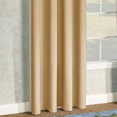 Ricardo Trading Llc Glasgow Grommet Curtain Panel, 55 x 96, Gold