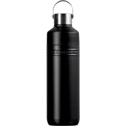 LE CREUSET Trinkflasche Schwarz Matt 1L ON THE GO - B/H/T ca. 8.80x33.10x8.80