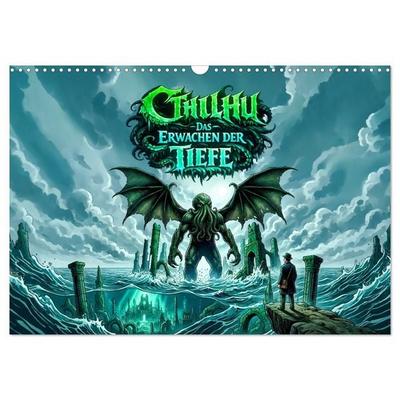 Cthulhu - Das Erwachen der Tiefe (Wandkalender 2027 DIN A3 quer), CALVENDO Monatskalender