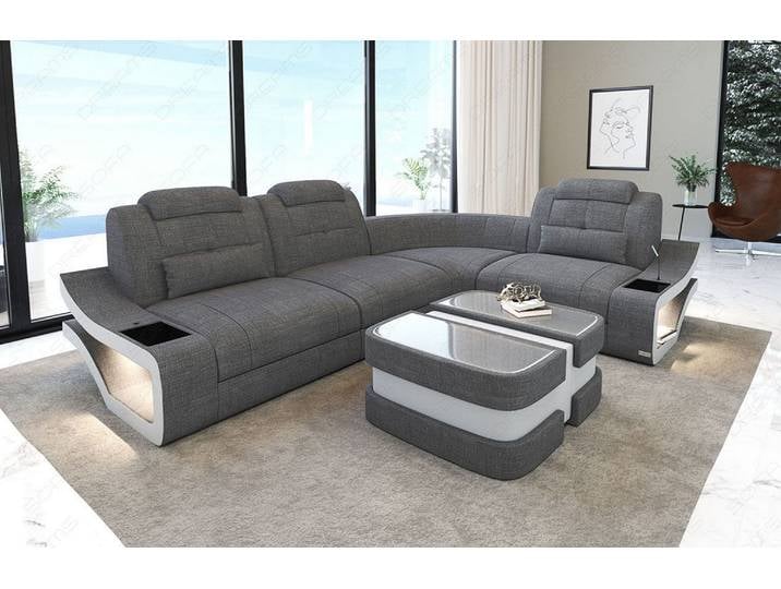 Stoff Ecksofa Elena L-Form
