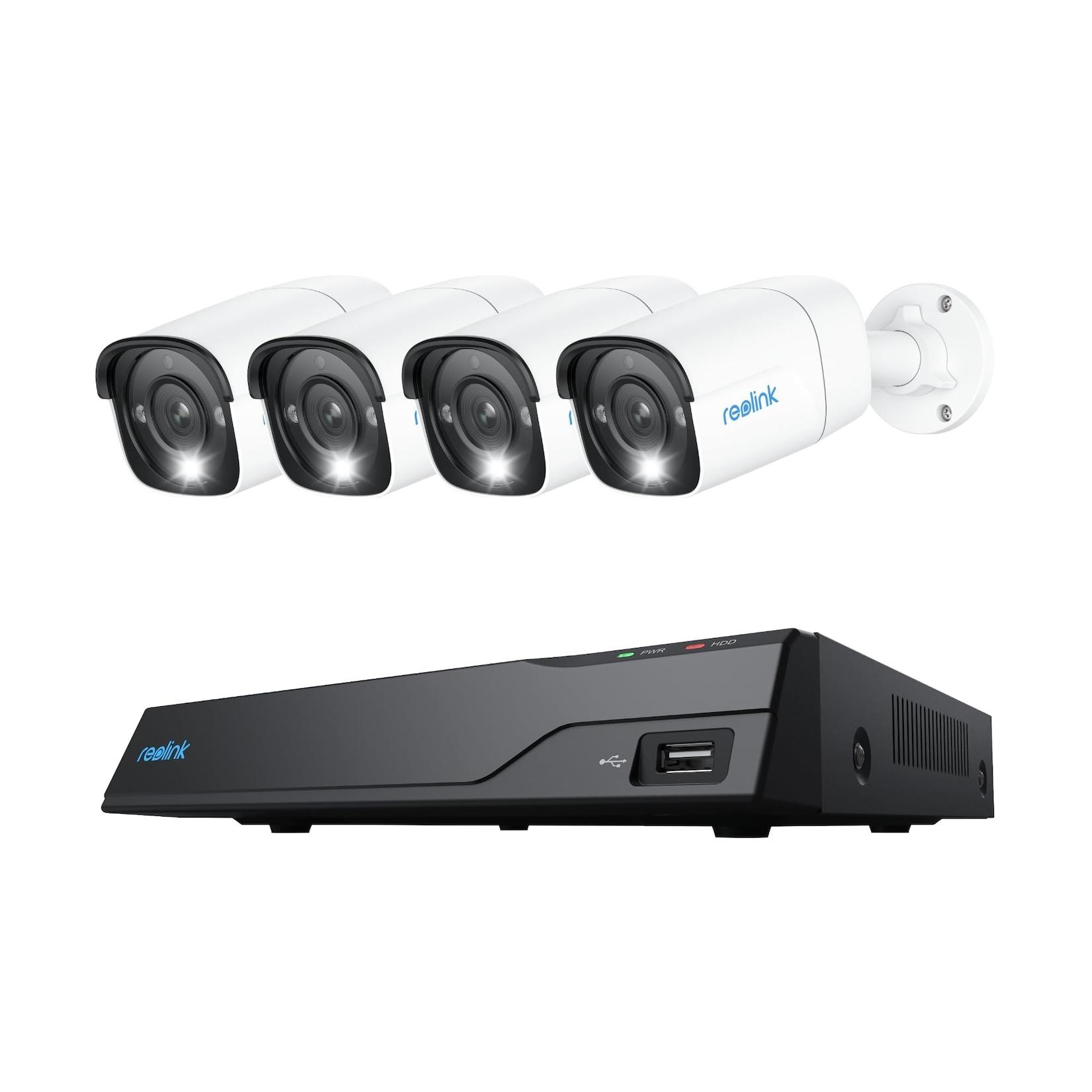 Reolink REO - NVS8 12MB4 POE NVR SET Überwachungskameras