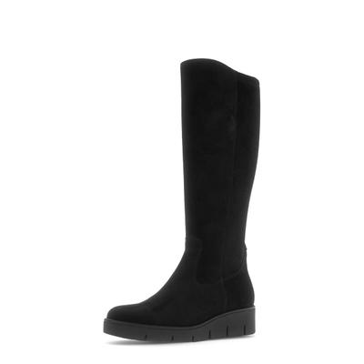 Stiefel GABOR "Sportlicher Stiefel", Damen, Gr. 40,5, schwarz, Schuhe Stiefel