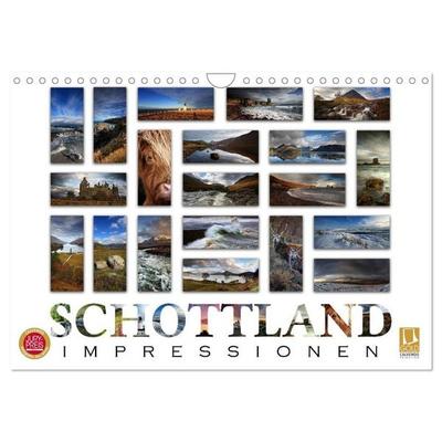 Schottland Impressionen (Wandkalender 2027 DIN A4 quer), CALVENDO Monatskalender