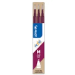 Pilot BLS-FR7-WR-S3 Tintenrollermine FriXion BLS-FR7 - 0,4 mm, dunkelrot, 3er Pack