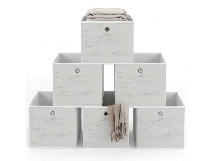 Relaxdays Aufbewahrungsbox faltbar 6er Set