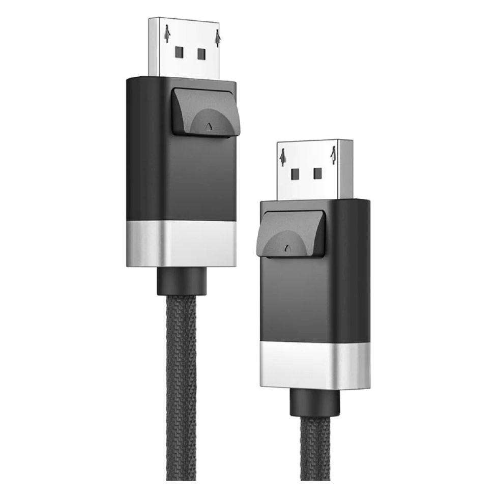 Alogic DisplayPort Kabel DP -> DP M/M bis 8K 60Hz 1m grau (1 m) (FUDP1-SGR)
