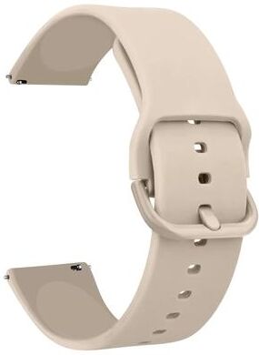 Uplifted Goods Soft Silicone Sport Watch Band milk Tea 22mm