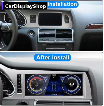 10,25 Zoll Android 14 Display für Audi Q7 2005-2015 MMI 3G Snapdragon 685 8 GB/256 GB CarPlay & Android Auto