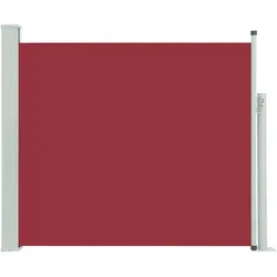 vidaXL Ausziehbare Seitenmarkise 100x300 cm Rot