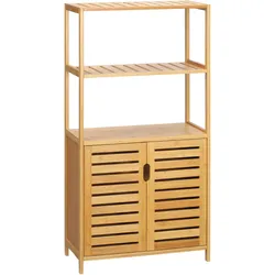 BADEZIMMERSCHRANK Bambus Naturholz