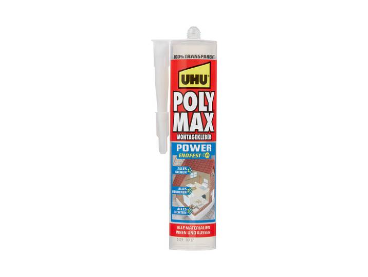 Uhu Montagekleber Poly Max Express Glasklar 300 g