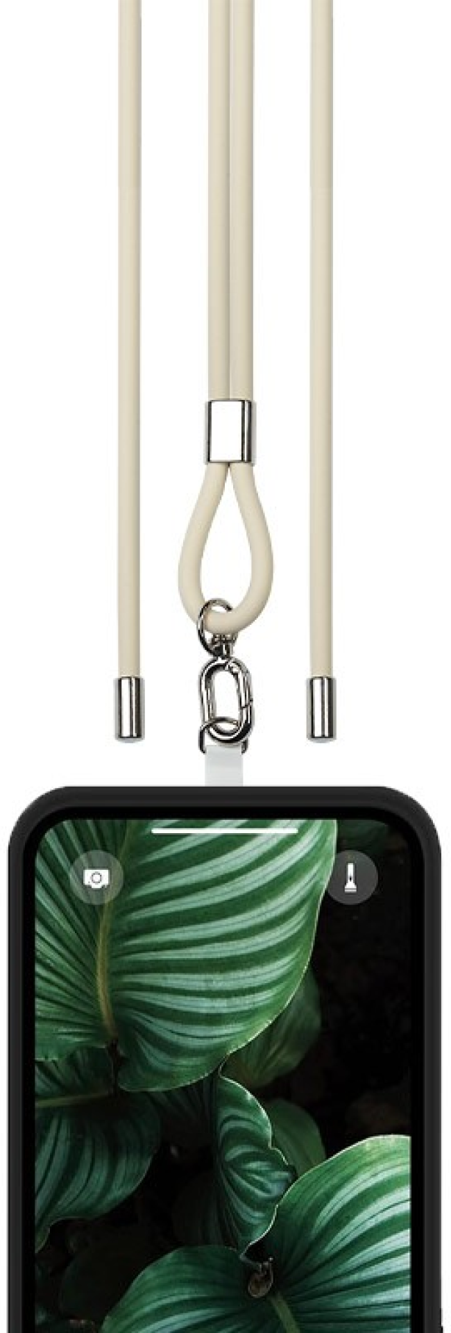 iS Cordão de Silicone para Telemóvel - Pearl
