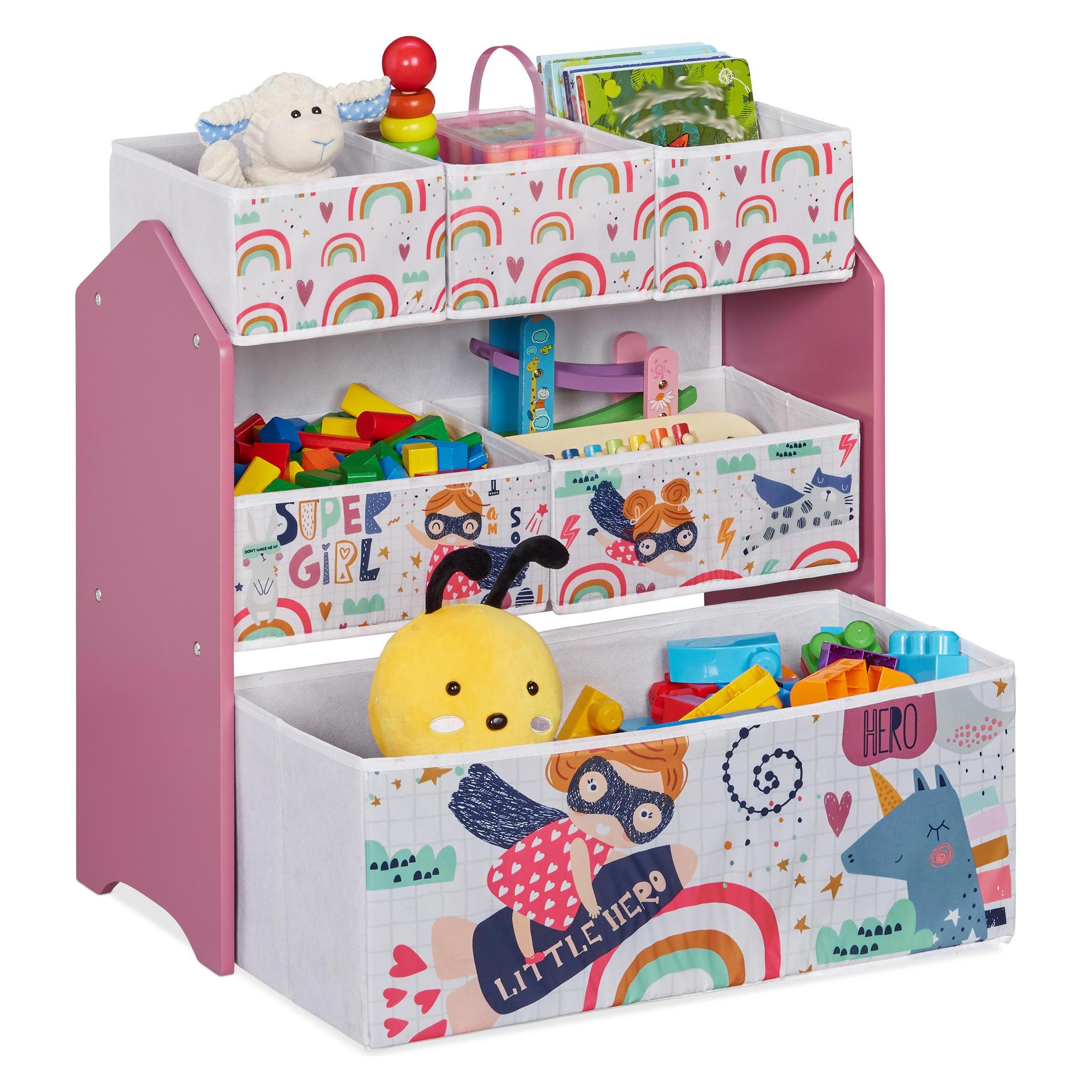 Relaxdays Kinderregal (63 x 30 x 66 cm) (4052025377441)