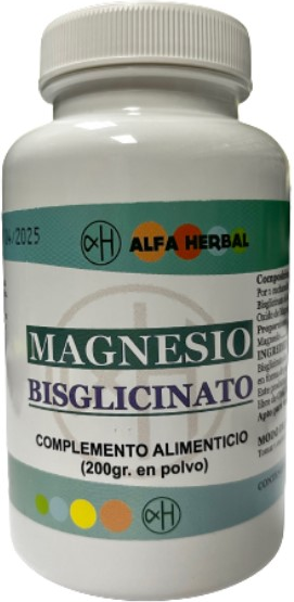 Alfa Herbal Magnesium Bisglycinate Powder 200 gr