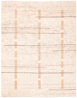 ECARPETGALLERY Hand-knotted Tangier Ivory Wool Rug - 8'2 x 10'0