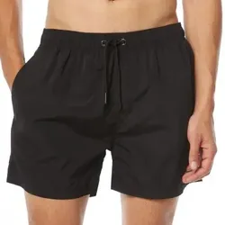 Bruno Banani Badehosen 2 0 Swim Boxer Wave Schwarz Polyester Medium Herren