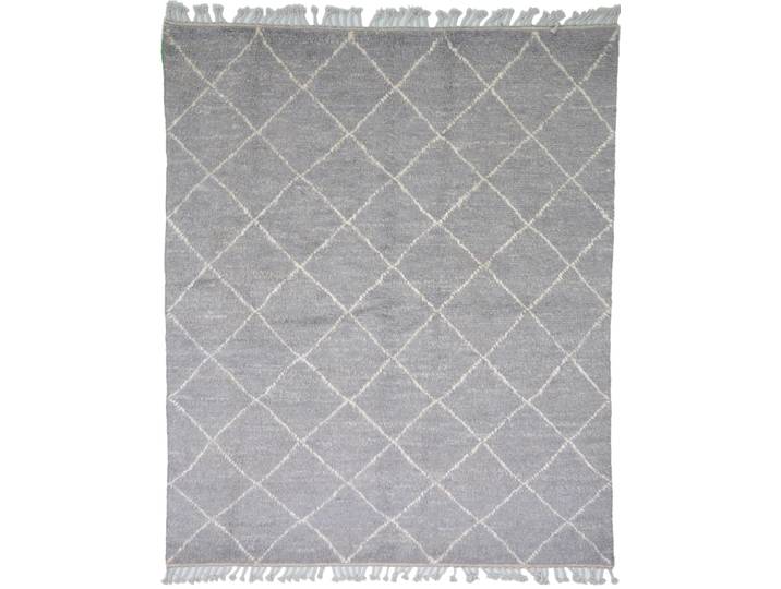 Berber Maroccan Style Teppich 206x244 Handgeknüpft Modern Orientteppich Designteppich Wolle
