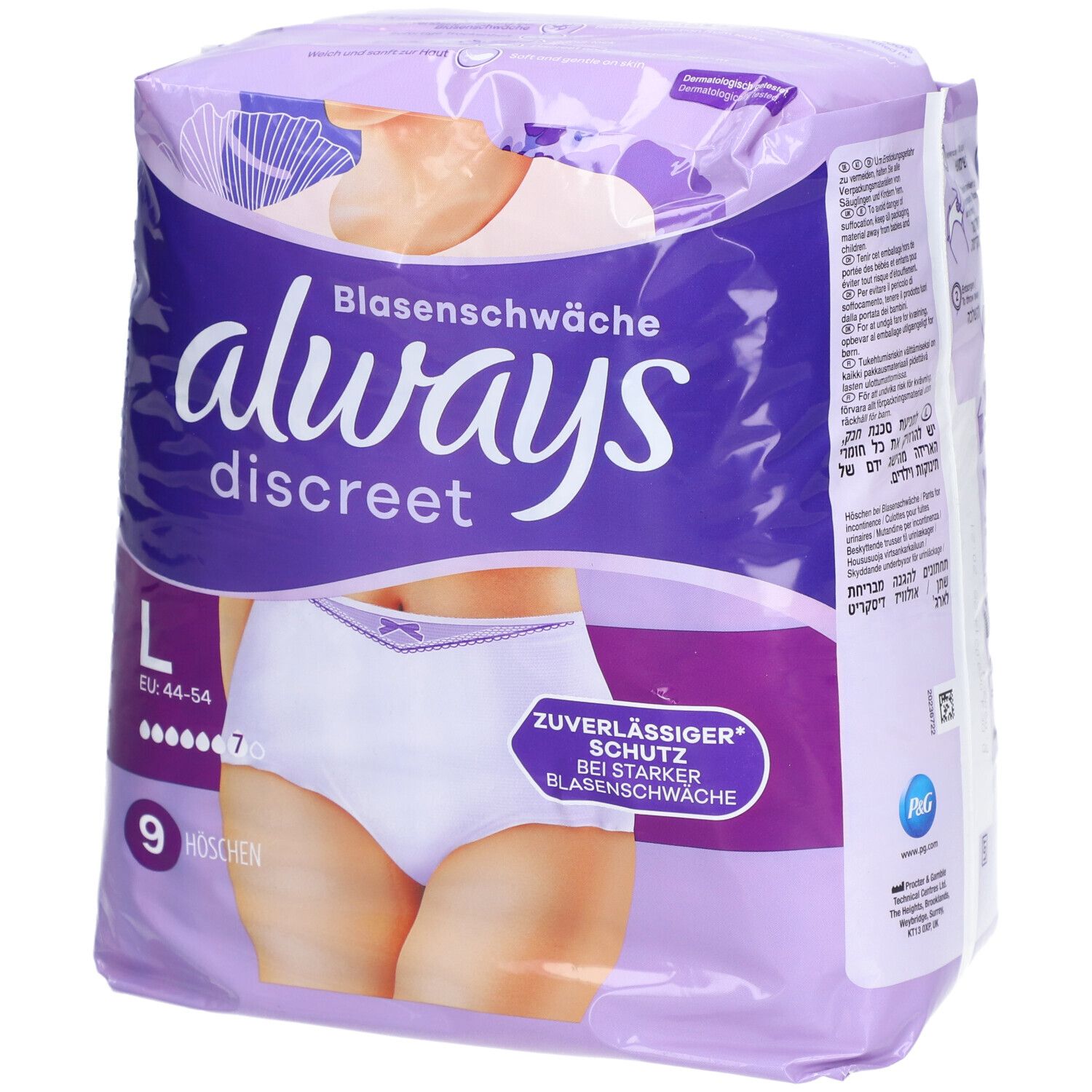 Always discreet Inkontinenz Pants plus L 9 St Binden
