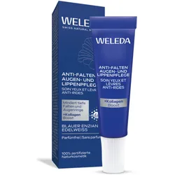 WELEDA Anti-Falten Augen- und Lippenpflege Blauer Enzian & Edelweiss 10 ml Creme