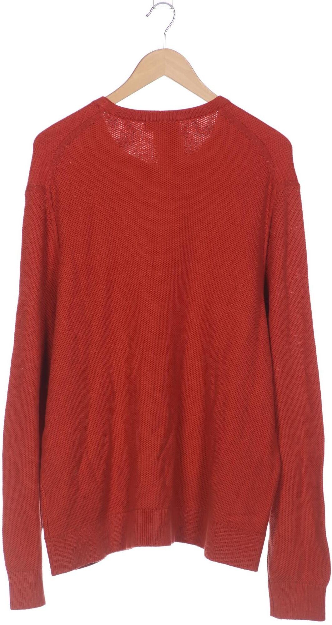 bershka Damen Pullover, Bordeaux, Gr. M, Baumwolle - Second Hand