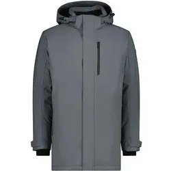 CMP Herren Jacke MAN PARKA SNAPS HOOD, Größe 50 in Grau Grau