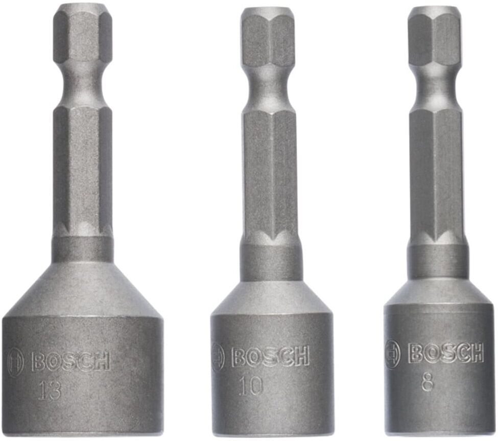 Bosch Steckschlüssel-Pack 3-teilig 50 mm 8, 10 13 mm (2608551078)