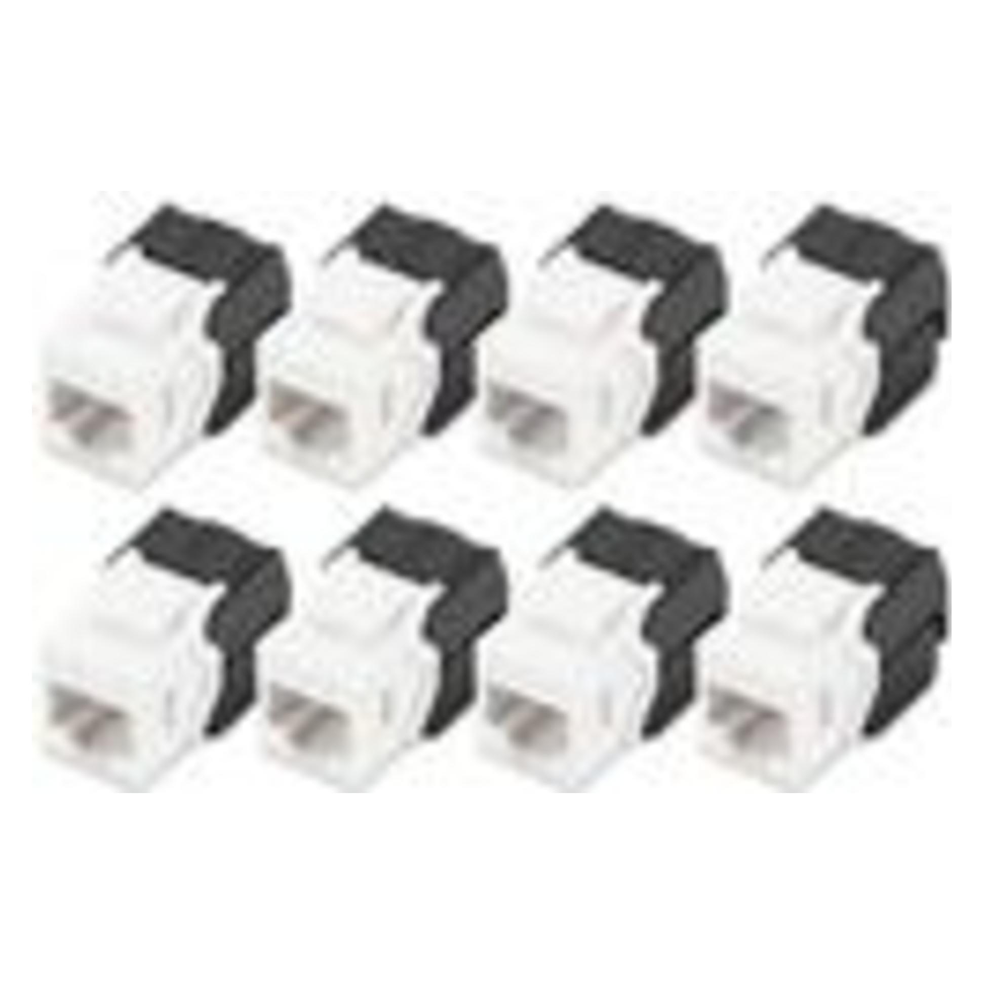 Digitus CAT 6 Keystone Jack, ungeschirmt, RJ45 zu LSA, werkzeugloser Anschluss, inkl. Kabelbinder, 8 St (Keystone Modul) (DN-93603-8)