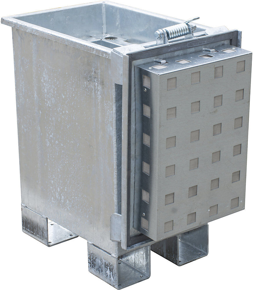 Akku-Lagerbehälter für Lithium-Ionen-Batterien/-Akkus, Volumen 30 l, LxBxH 400 x 600 x 750 mm eurokraft pro