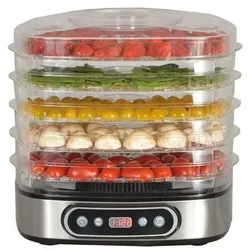 KITCHENCHEF Dehydrator SAGE Obst und Gemüse 5 Tabletts SECCO.5.IX COCINA CHEF