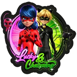 COFI 1453 Miraculous Ladybug Kuschelkissen – Flauschiges Kopfkissen